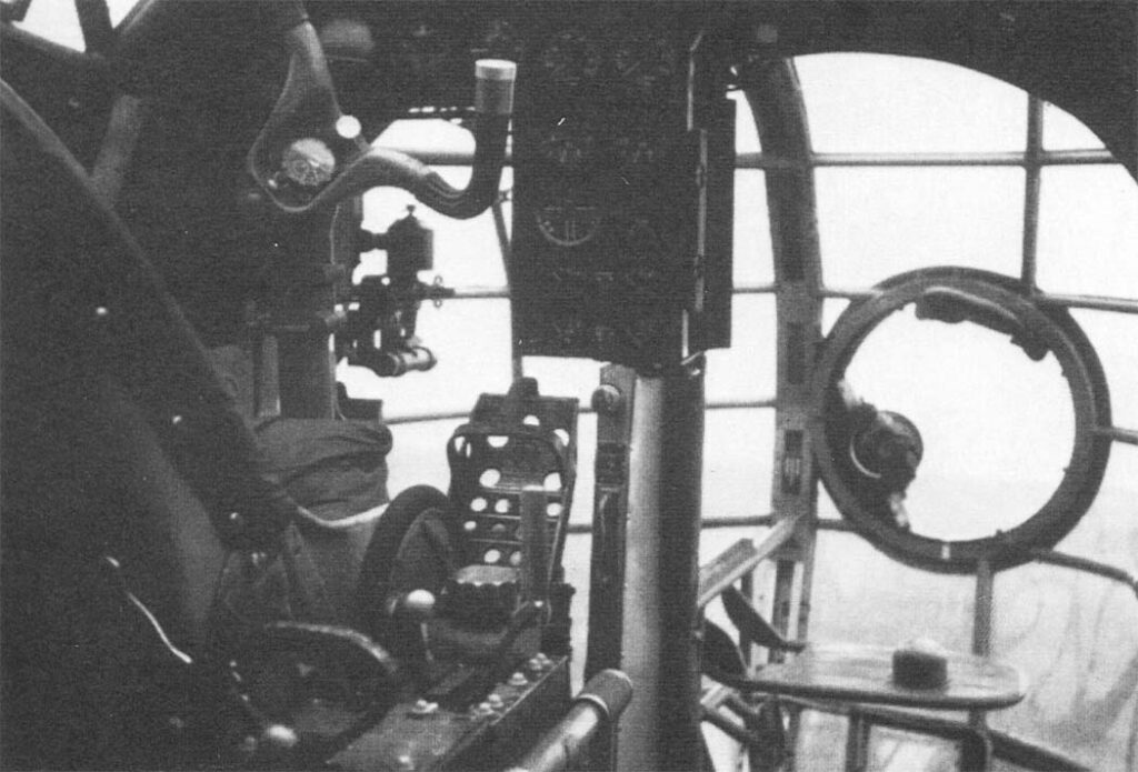 Junkers Ju 86G-1 cockpit