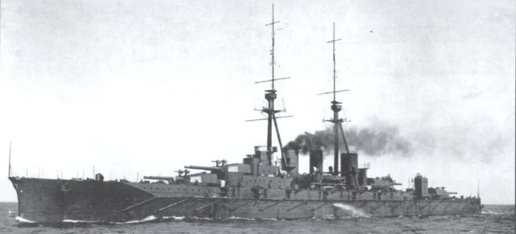 Kongo undergoing builder's trials 19 April 1913