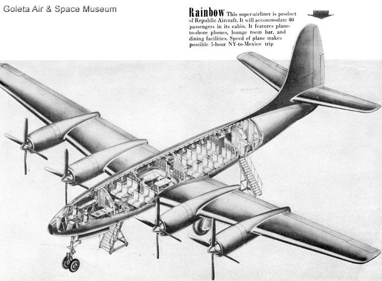 Republic RC2 Rainbow cutaway diagram