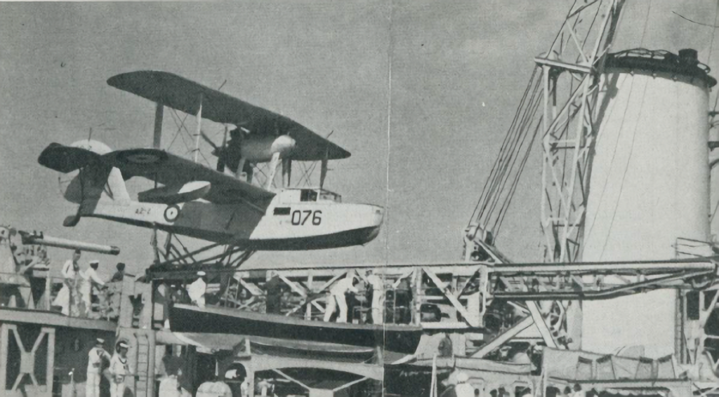 Supermarine Seagull V A2-2 on HMAS Perth