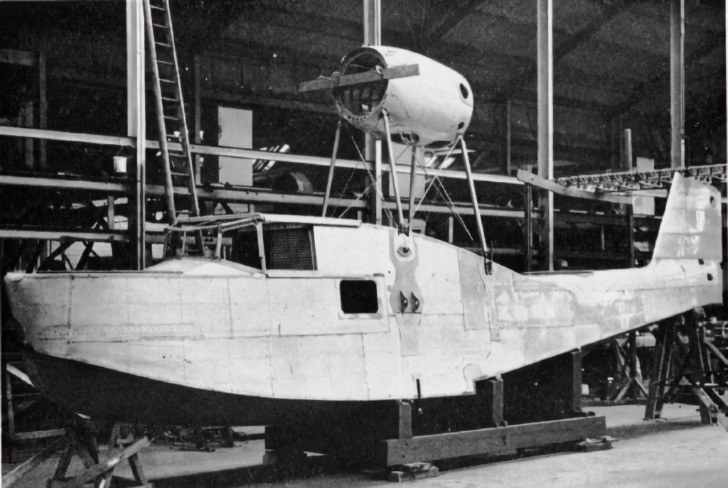 Supermarine Seagull V prototype under construction