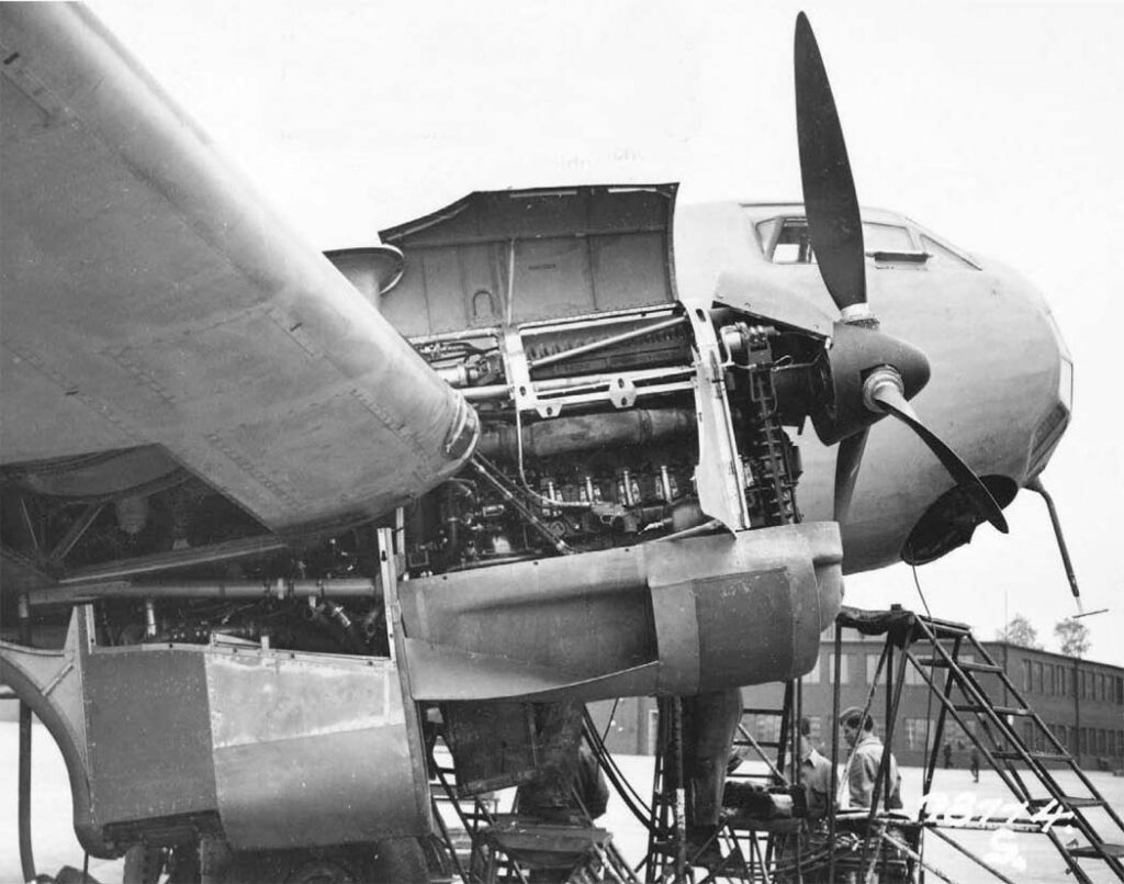 Tests with the Jumo 207 A-1 engine on the Junkers Ju 86P-1