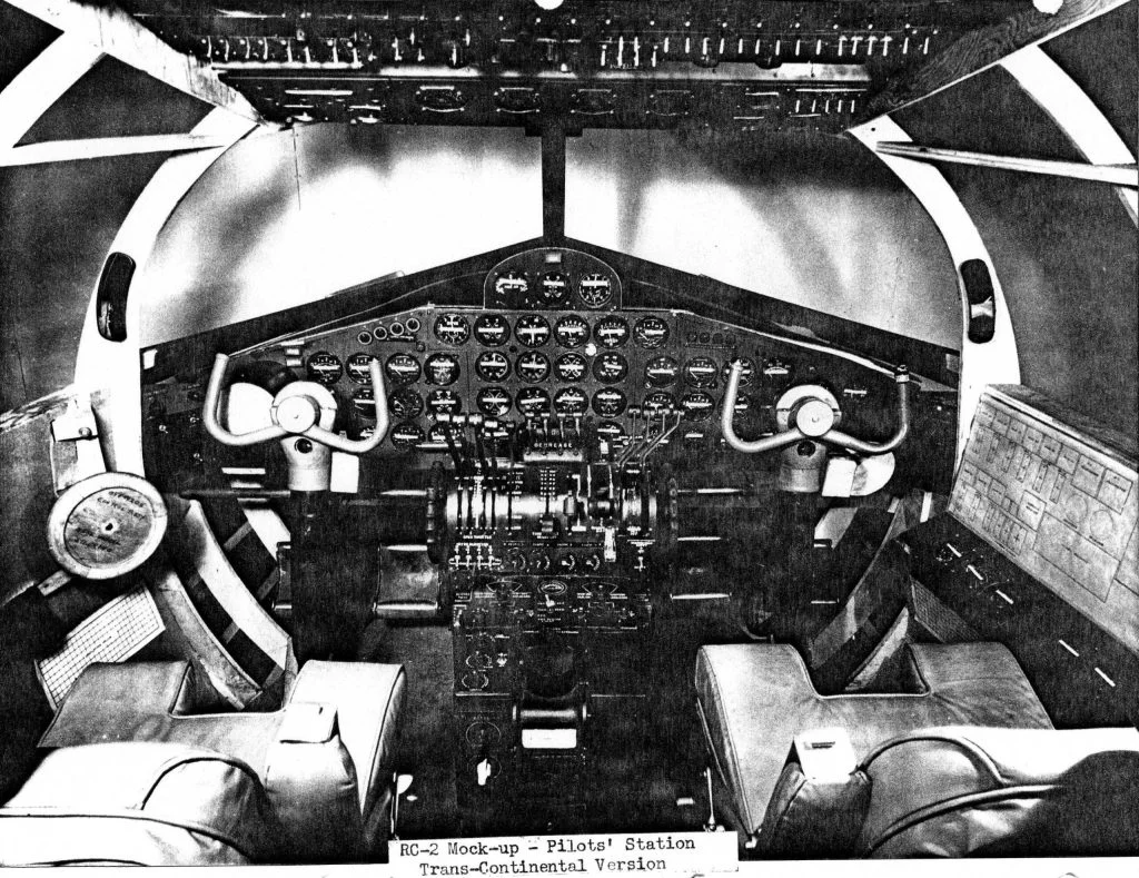 Republic RC-2 Rainbow cockpit mockup