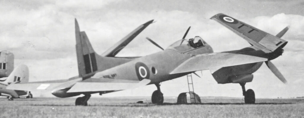 de Havilland Sea Hornet F.20 TT193 Edmonton c1950