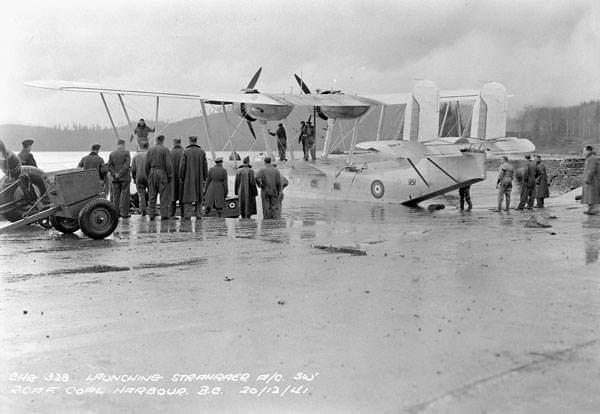 Supermarine Stranraer of No.120(BR) Squadron RCAF at RCAF Coal Harbour, British Columbia, Canada, 20 December 1941