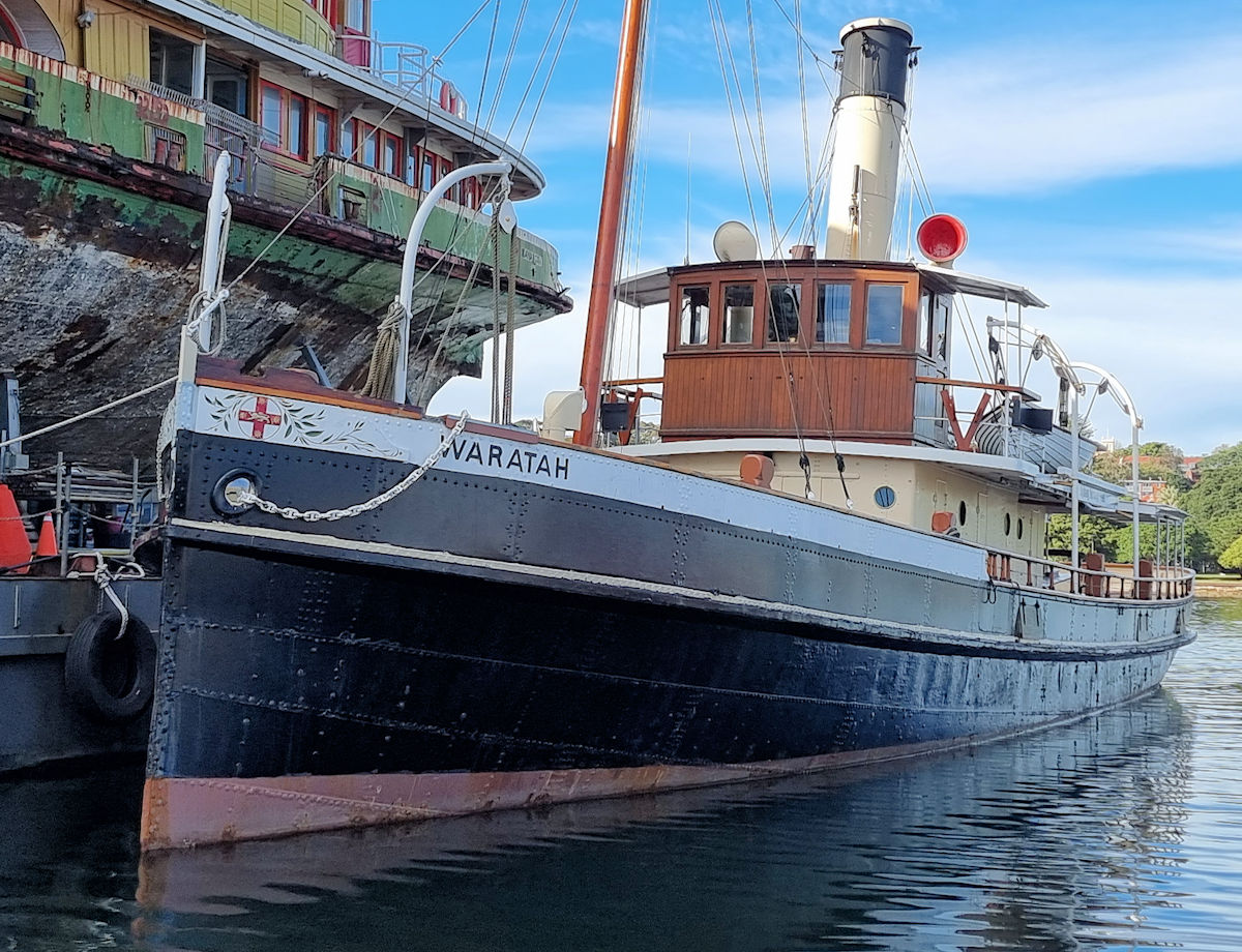 Steam Tug Waratah Title