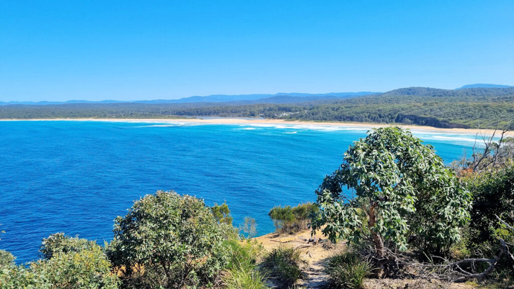 View from Point Upright to North Durras Beach The Burrawang Walking Track