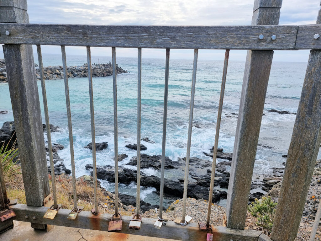 Love Locks on Bar Rock Lookout