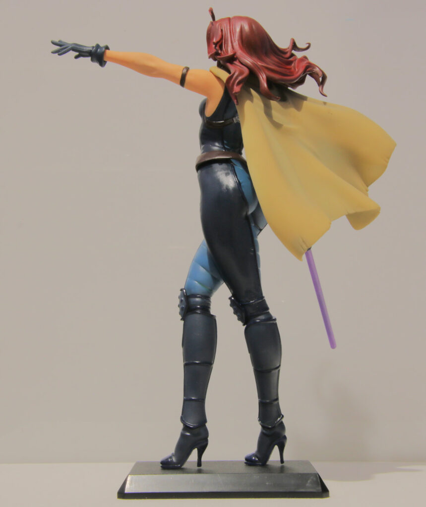 Scale figurine of Mara Jade from Star Wars