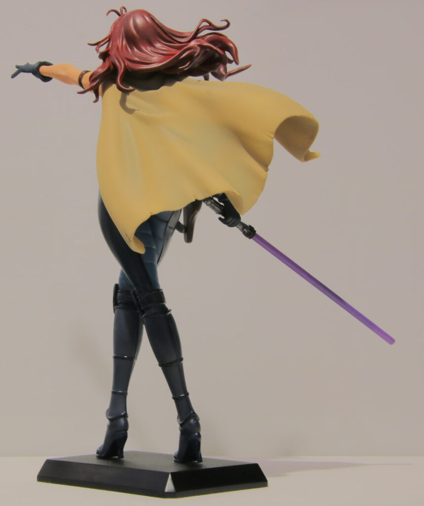 Scale figurine of Mara Jade from Star Wars