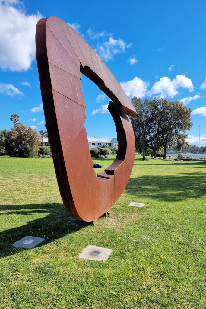 Fracture 2 by David Ball Batemans Bay Sculpture Walk