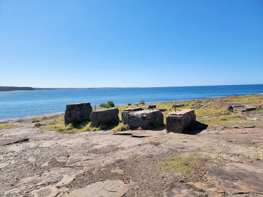 Remains of the original structure on Bawley Point