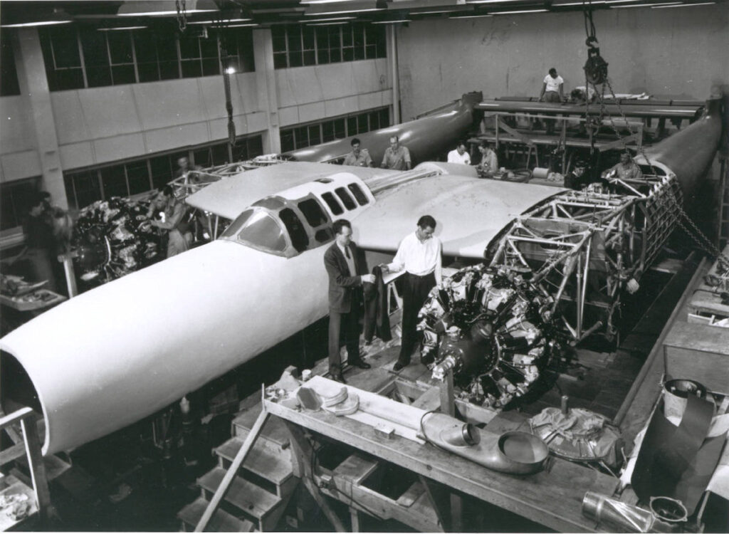 Hughes XF-11 under construction