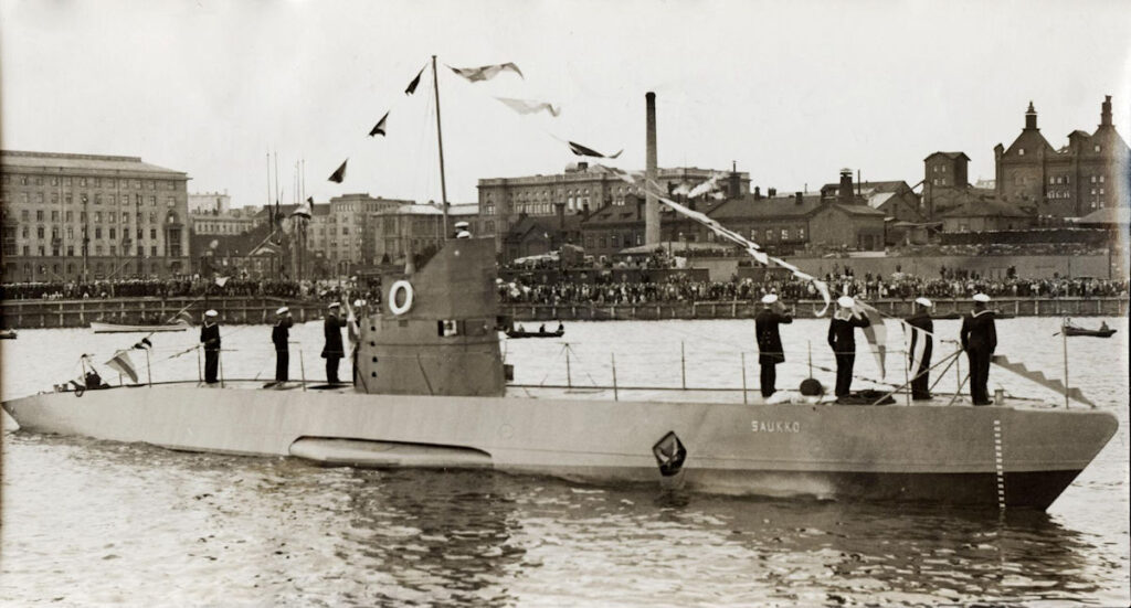 Saukko shortly after being launched