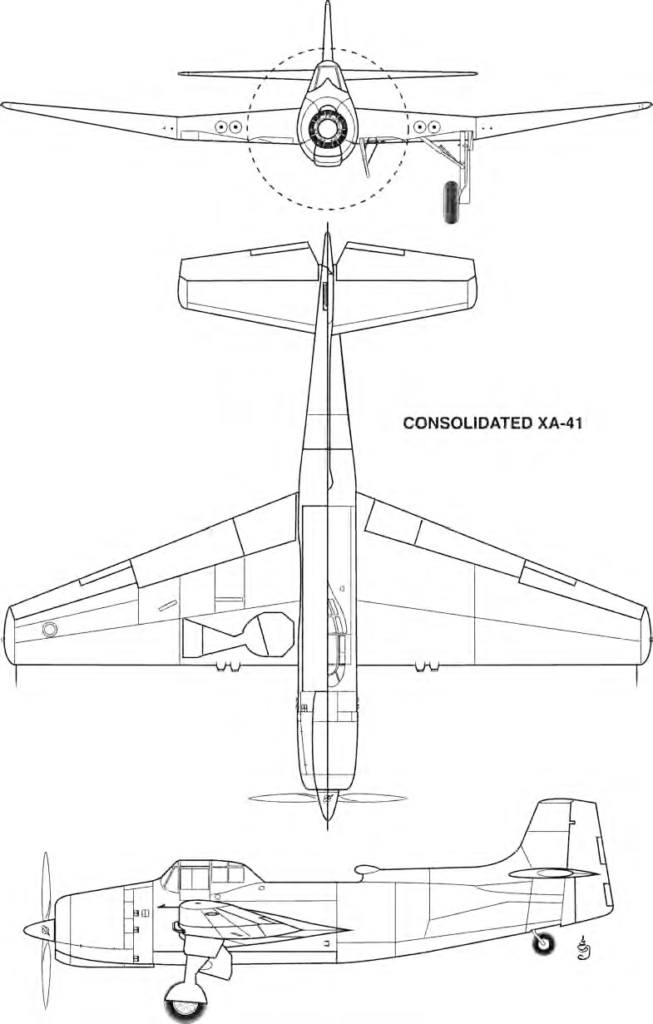 Vultee XA-41 Dive Bomber - Destination's Journey