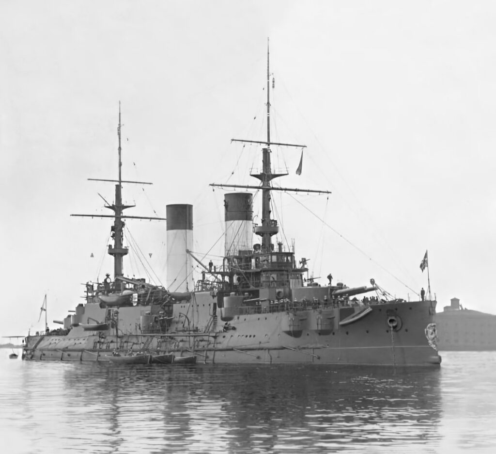 Imperator Aleksandr III in Kronshtadt, August 1904