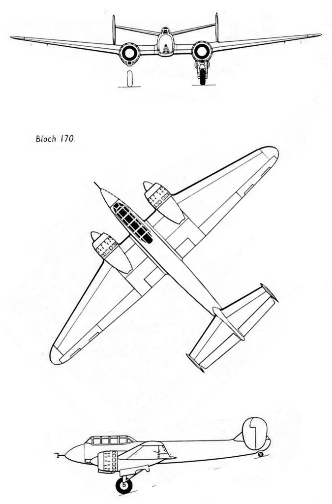 Bloch MB.170 First Prototype