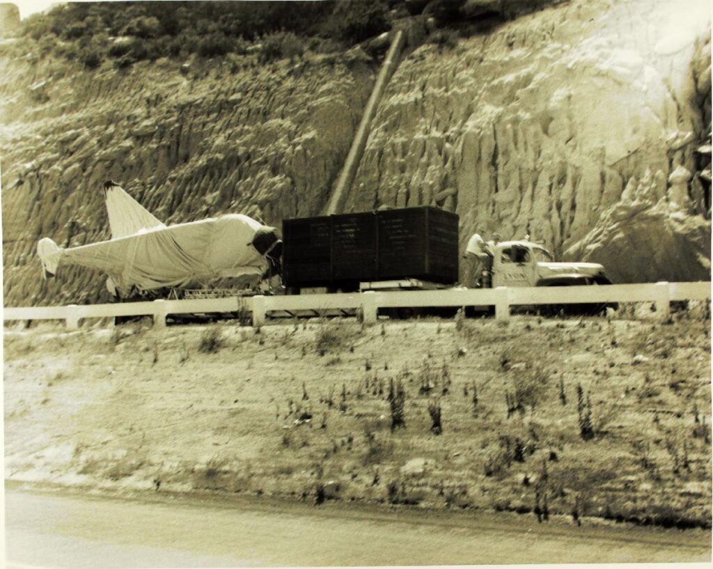 Ryan X-13 Vertijet being transported