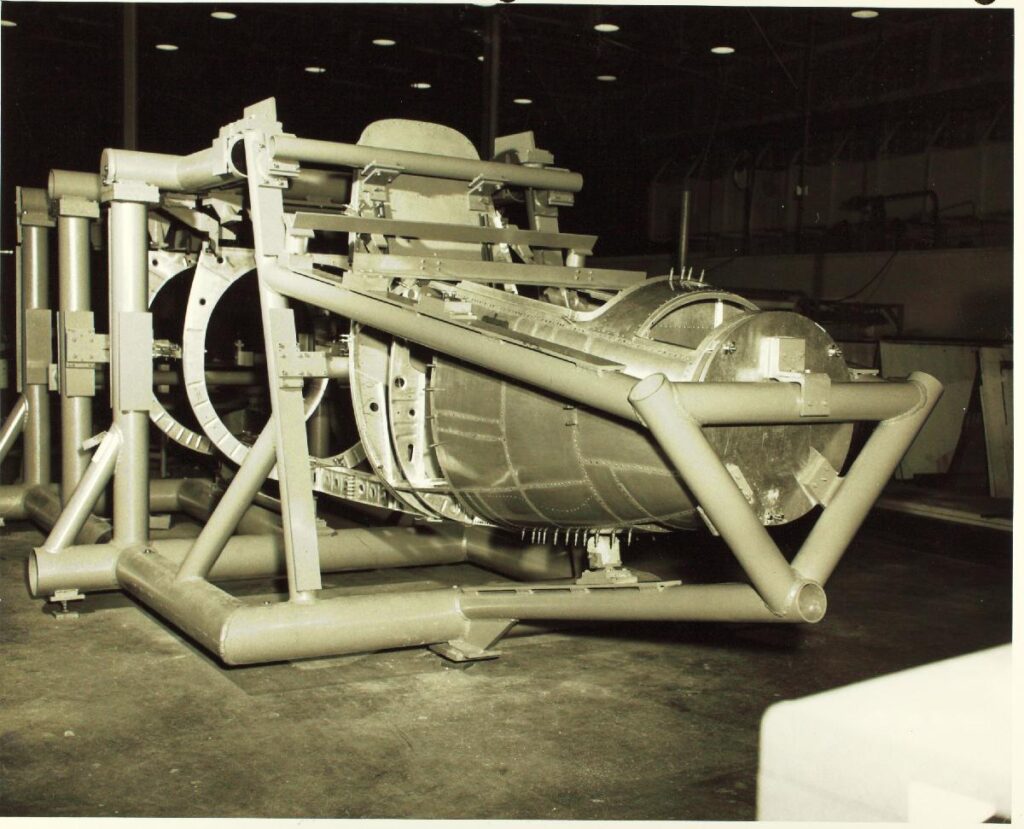 Ryan X-13 Vertijet internal structure