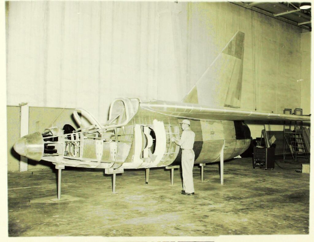 Ryan X-13 Vertijet under construction