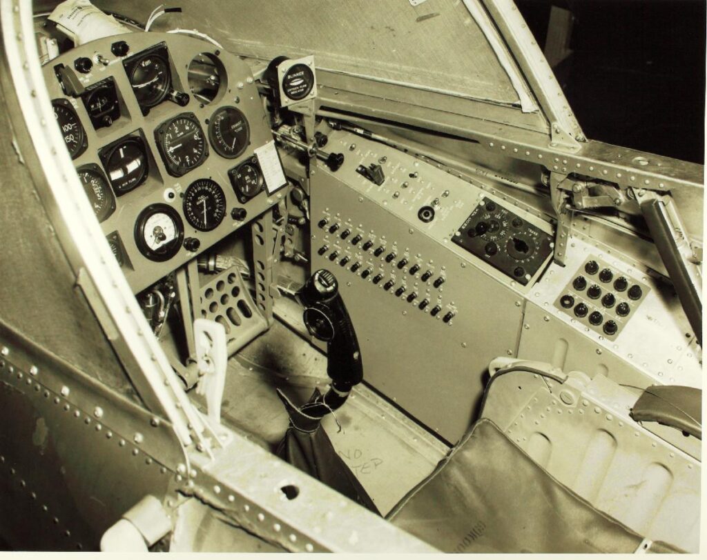 Ryan X-13 Vertijet cockpit