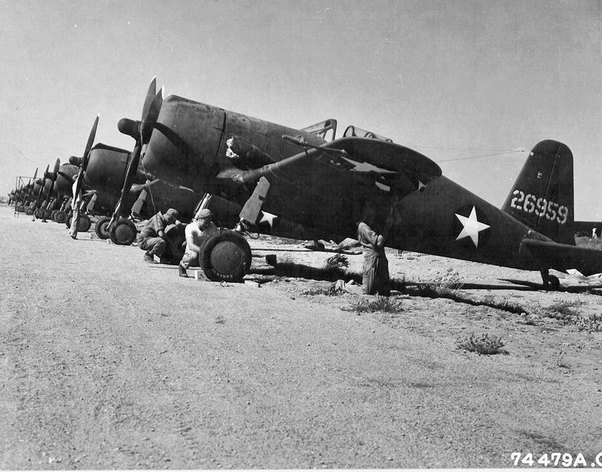 Vultee P-66 Vanguard Karachi Airfield in India on October 25,1942 ready for delivery to China