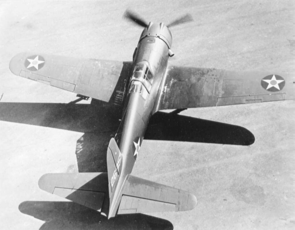 Vultee P-66 Vanguard in US markings