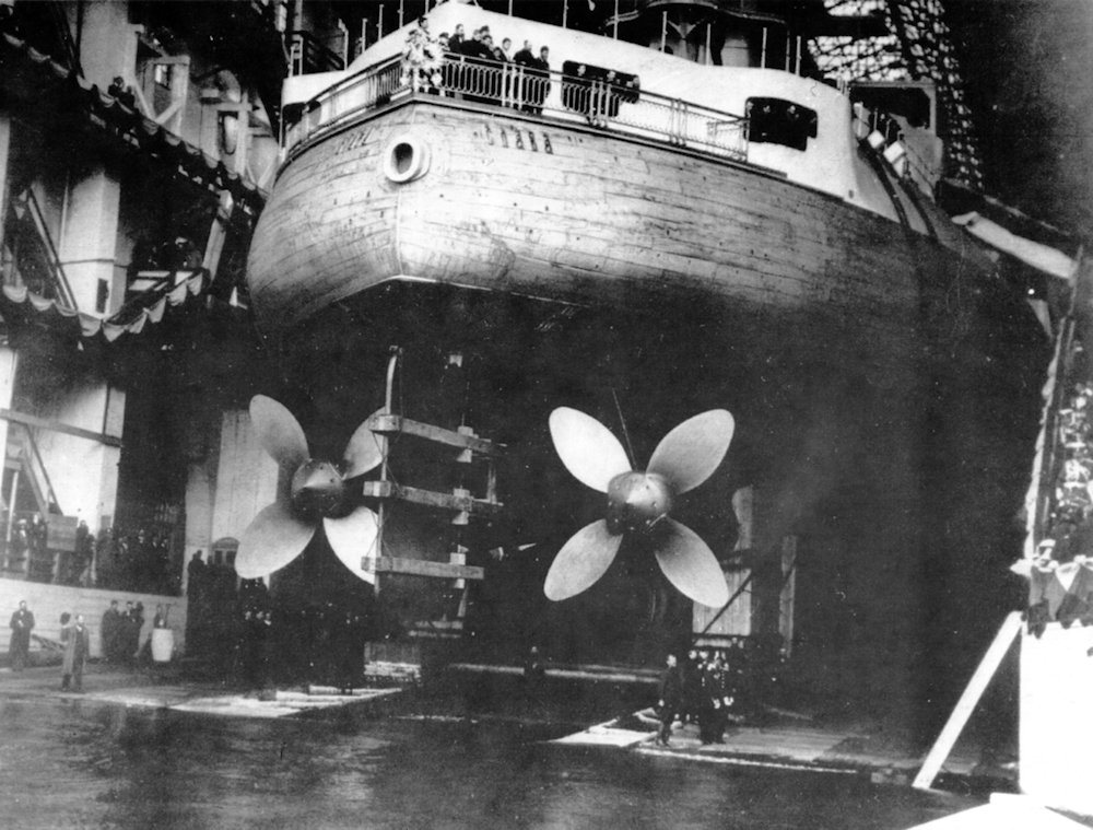 Slava before launching