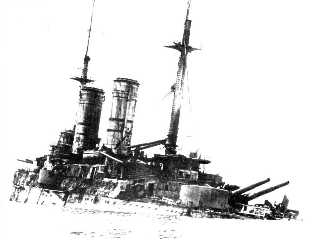 Slava lying on the ground , Moon Sound Canal , October 1917