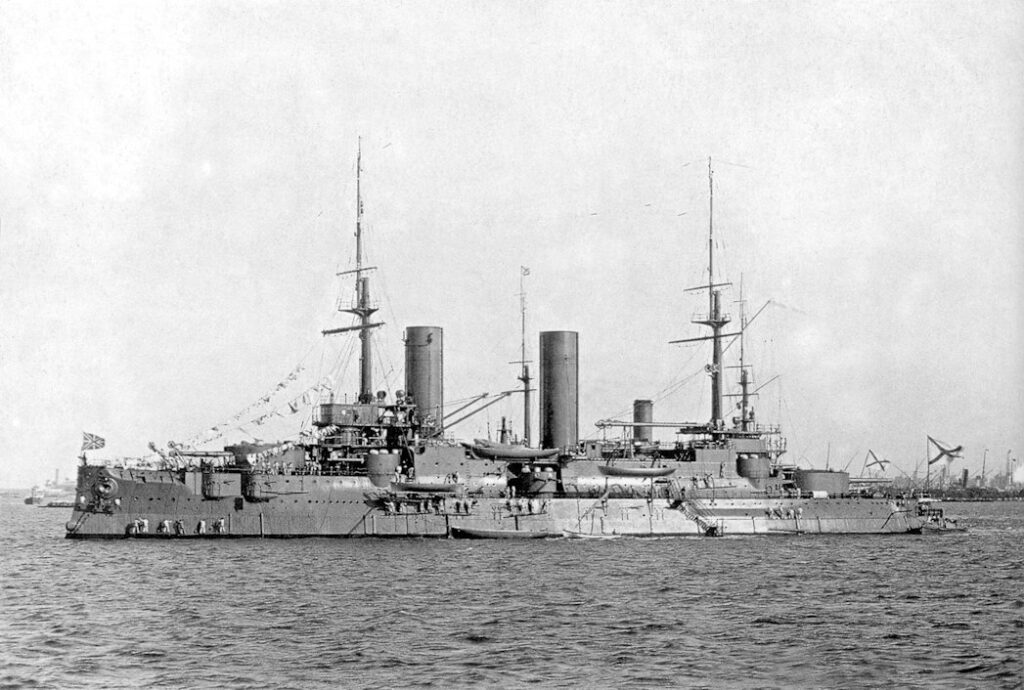 Slava in 1910 at Kronstadt