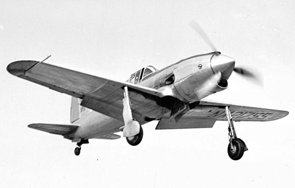 The first prototype of the Vultee Model 48 Vanguard