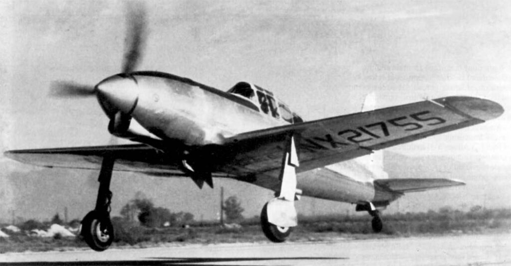 The first prototype of the Vultee Model 48 Vanguard