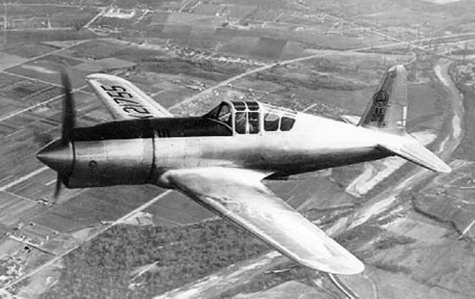 The first prototype of the Vultee Model 48 Vanguard