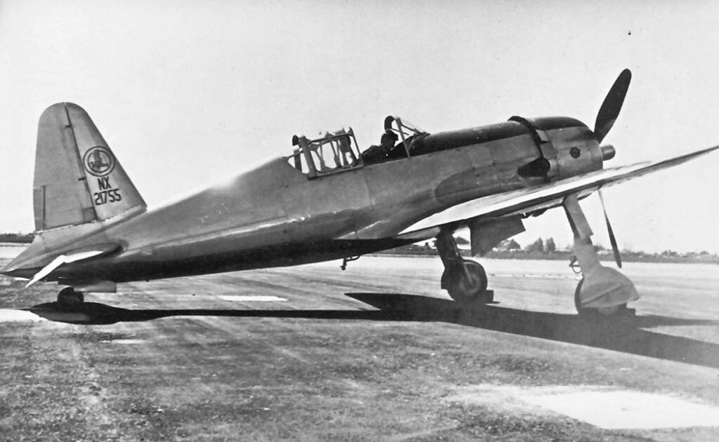 The second prototype of the Vultee Model 48 Vanguard