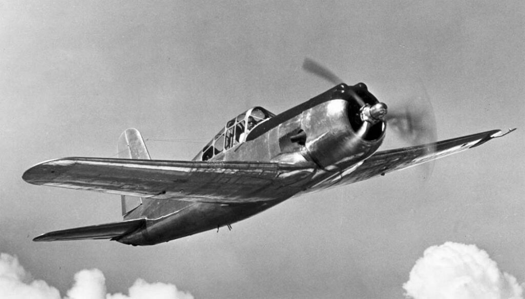 The second prototype of the Vultee Model 48 Vanguard