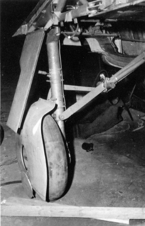 Horten Ho 229 V3 undercarriage