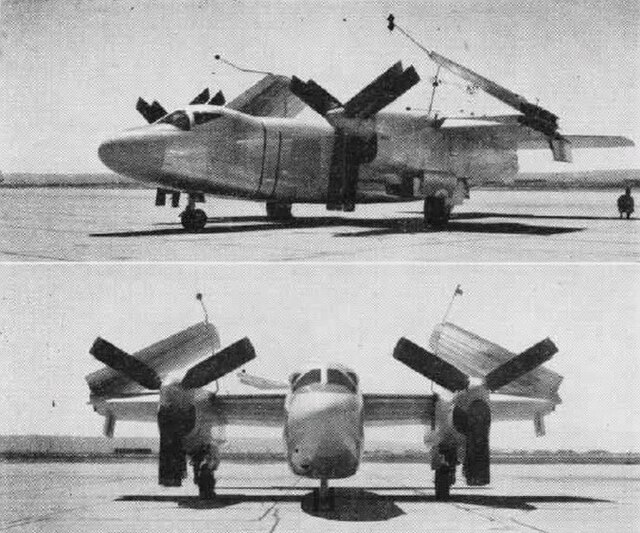 North American XA2J Super Savage with folded wings