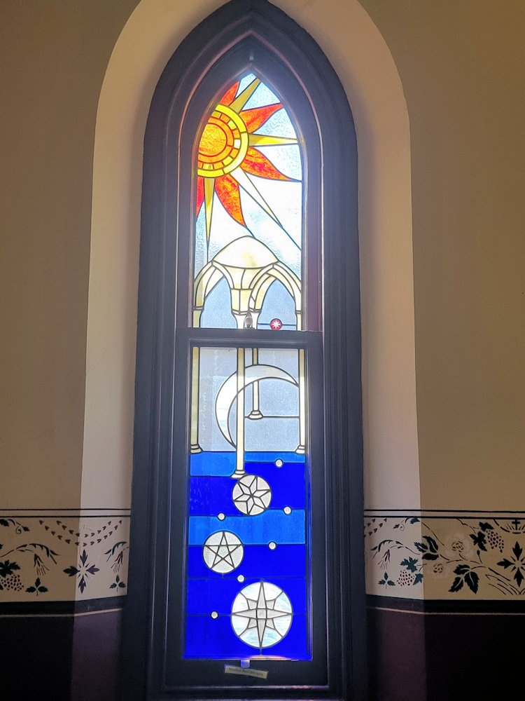 Stained glass window