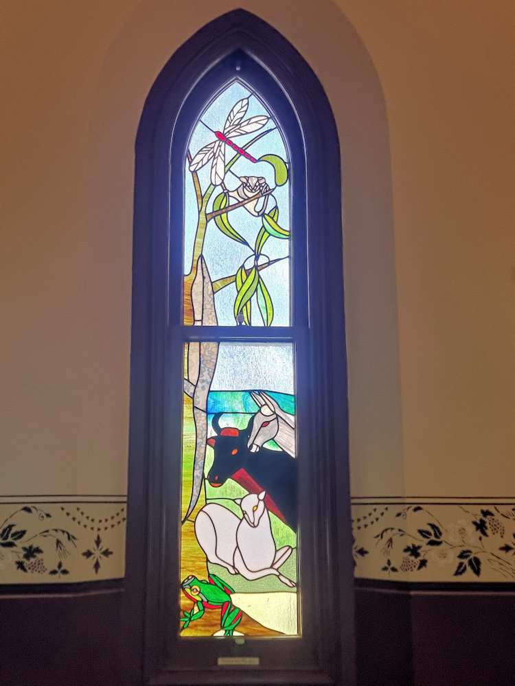 Stained glass window