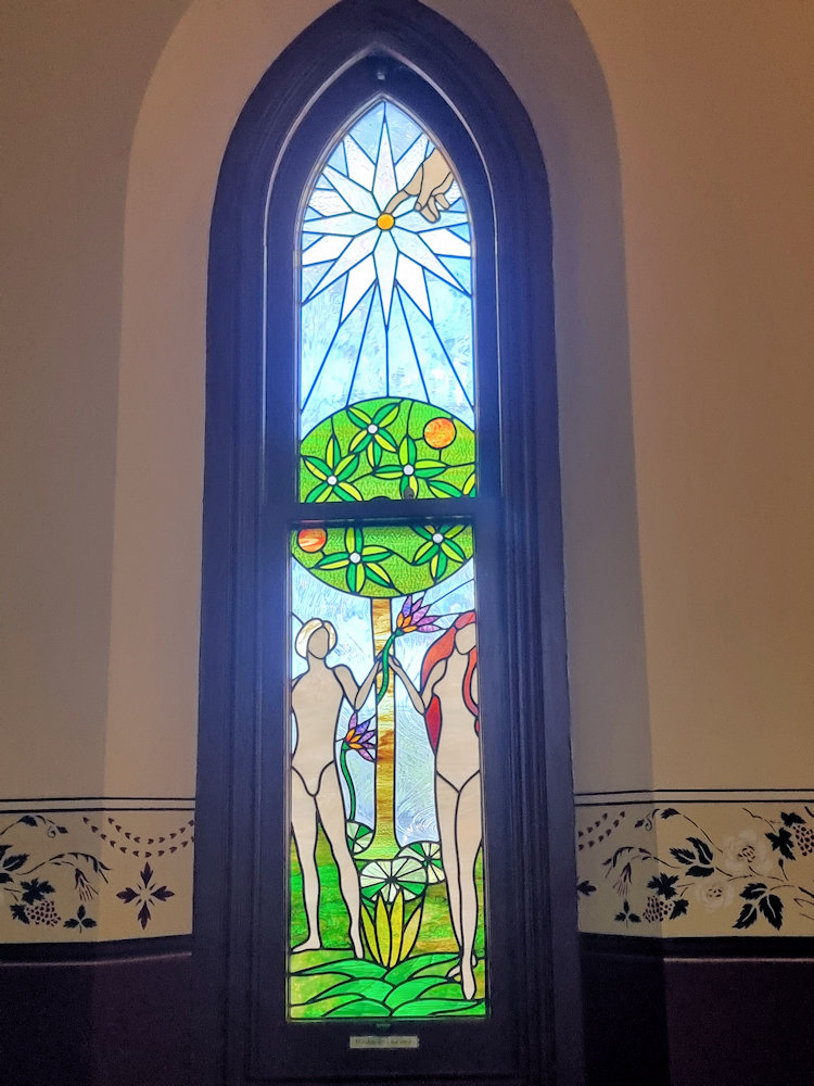 Stained glass window