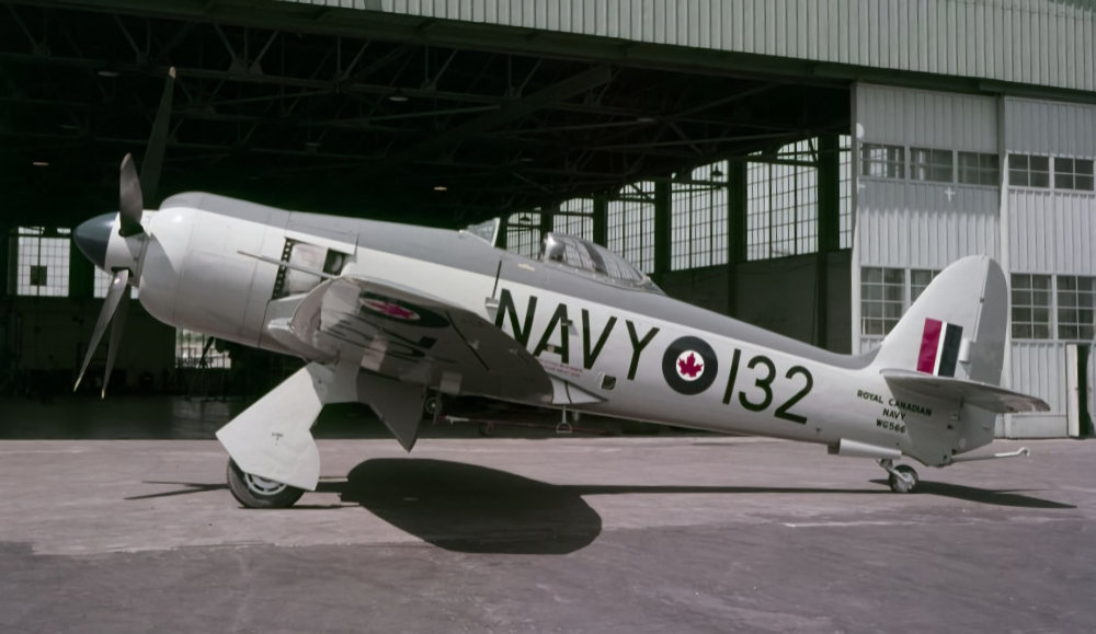 Hawker Sea Fury FB.11 WG566, of the RCN in 1952