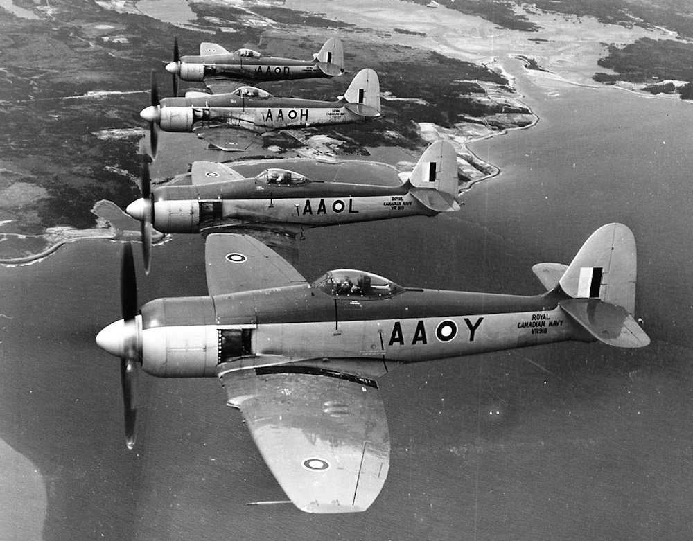 Hawker Sea Fury FB.11 formation