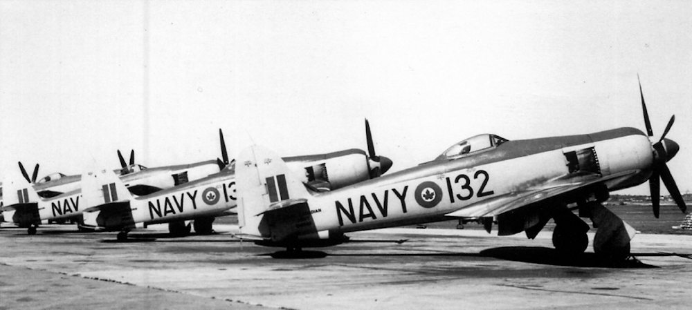 Hawker Sea Fury FB.11 fighters