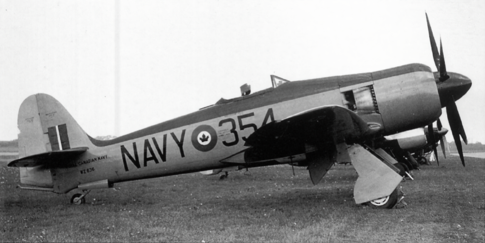 RCN Hawker Sea Fury FB.11 WZ636